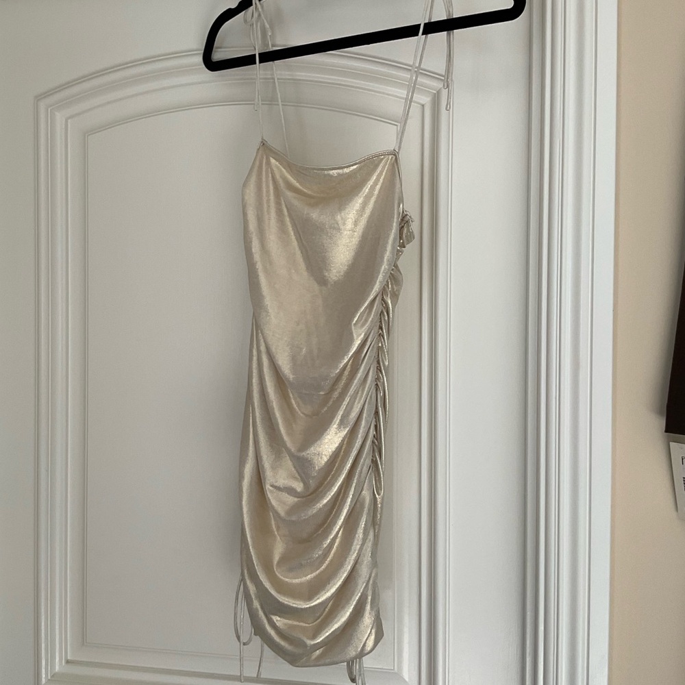 Beginning Boutique shimmer mini dress